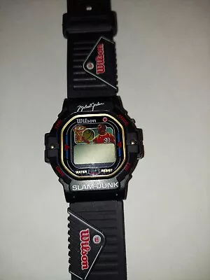  Vintage Michael Jordan Wilson SLAM DUNK Digital Watch - Water Resistant • $20