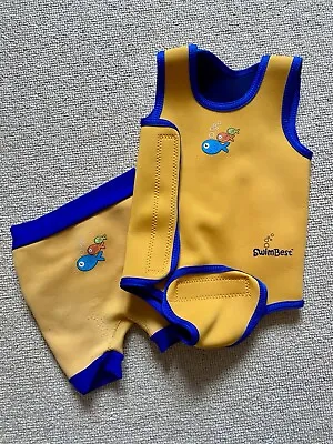 SwimBest Unisex Baby Orange Wetsuit 12-24 Months - With Free Matching Swim Pants • £8.50