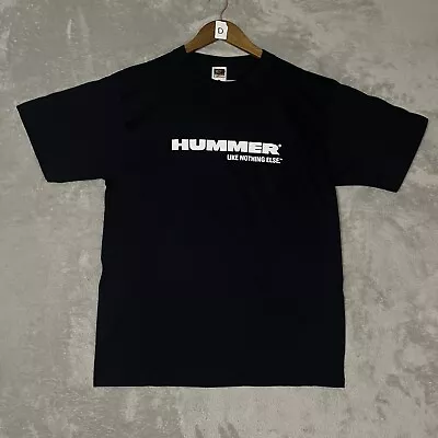 Vintage 90s Hummer Promo T-Shirt Mens Size Large Black Like Nothing Else • $29.99