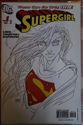 Supergirl #1 (2005) Second Print Michael Turner Sketch Cover  • $7