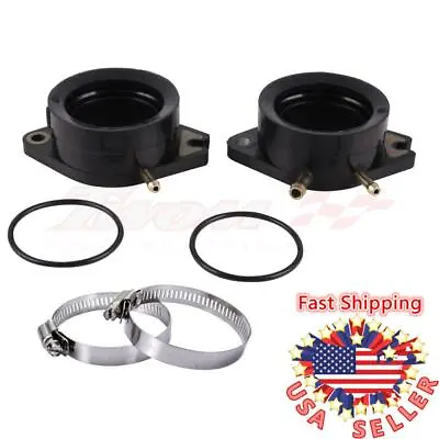 CARBURETOR CARB INTAKE BOOT JOINT SET For Yamaha VIRAGO VX 750 XV750 1981-1983 • $10.95