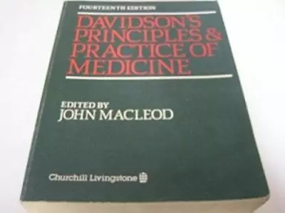 Principles And Practice Of Medicine By Davidson Sir Stanley Paperback Book The • £3.49