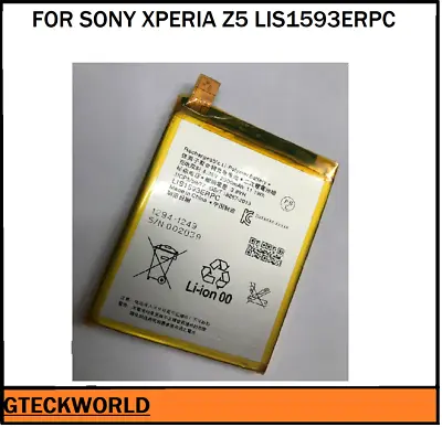 NEW REPLACEMENT BATTERY FOR SONY XPERIA Z5 LIS1593ERPC 2900mAh UK • £9.39