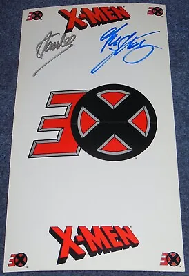 X-men Retail Sign~signed Stan Lee & Chris Claremont~1992~marvel Comics~coa • $99.99