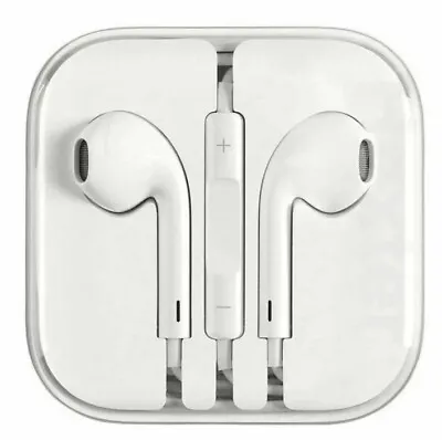 Earphones For Apple Iphone IPad Samsung Headpones Hand Free With Mic 3.5MM Wired • £3.09