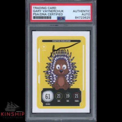 $99 • Buy Gary Vaynerchuk Signed Vee Friends Trading Card PSA DNA Slabbed Auto V C1467