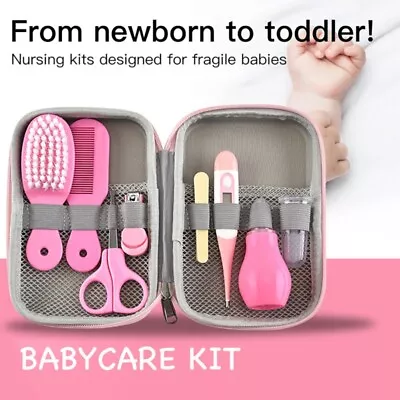 8PCS Portable Newborn Baby Grooming Care Kit Nail Clipper Brush Combs Scissors  • $15.03