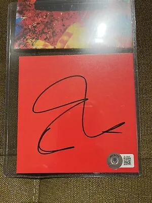 Ed Sheeran Signed Autographed  Equals  Album CD Insert Jacket Cover BECKETT BAS • $72.99