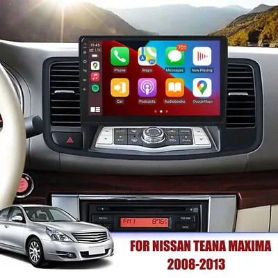 Android 12 Car Stereo Carplay GPS Navi Radio For Nissan Teana Maxima 2008-2013 • $152