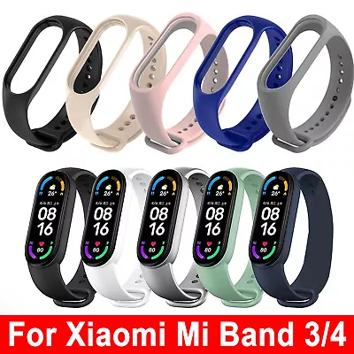 For Xiaomi Mi Band 4/3 Band Strap Replacement Silicone Wrist Watchband Straps • $7.49