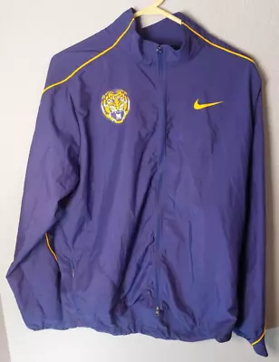 Nike Ncaa Lsu Tigers Lightweight Jacket Mens Medium New Made In Usa • $49.99