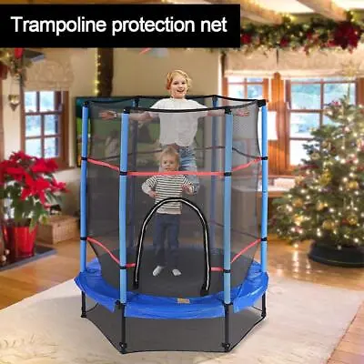 55Inch Mini Exercise Jumping Trampoline Safety Pad Net NEW Protective G4Y55 • $24.56