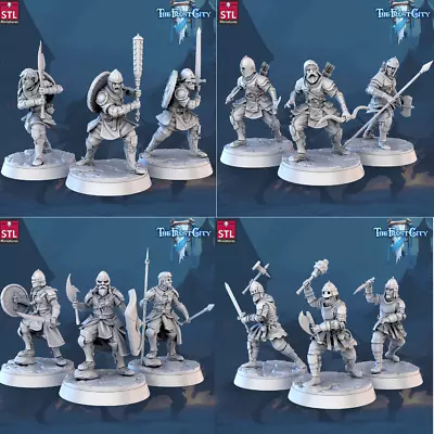 Knights  DnD Legion Terrain Scenery Tabletop Miniatures 28mm Frostgrave • $13.95