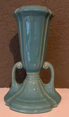 CLIFTWOOD POTTERY (Morton IL 1920-1940) 8-INCH HANDLED VASE • $29.50