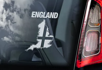 ENGLAND - Car Window Sticker - Saint St George UK Flag Decal United Kingdom -V01 • £3.50