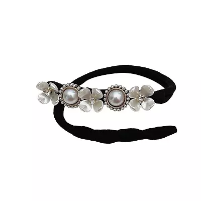 £1.19 • Buy Women Lazy Flower Pearl Hairpin Bun Maker Twist Headband Lazy Hair Accessories