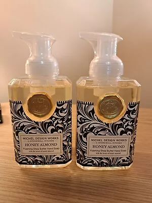 Michel Design Works Honey Almond Foaming Hand Soap ~~ Set Of 2 • $25.99