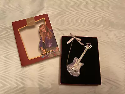 Lenox Hannah Montana Rockin Holiday Ornament Guitar  Miley Cyrus Disney • $9.99