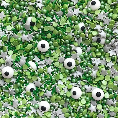 £3.50 • Buy Aliens Toy Story Mike Monster Inc Inspired Mix Cupcake Sprinkles Toppers 50g