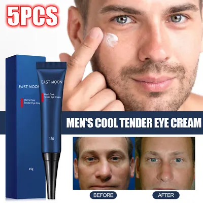 £3.59 • Buy Men's Moisturizing Eye Cream Himse Awaken Peptide Depuffing Eye Gel Anti-Ageing