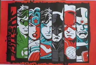 $19.99 • Buy DC Comics - Justice League Bars- Poster-Laminated Available-86cm X 57cm-Brand...