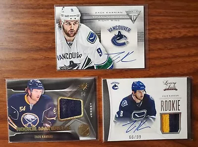Zack Kassian Lot Of 3 RCs (Autos And A Jersey Card) • $9.99