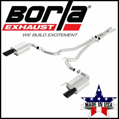 Borla ATAK 2.5  Cat-Back Exhaust System Fits 2015-2017 Ford Mustang 5.0L V8 • $1407.99