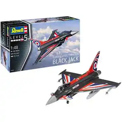 Revell Eurofighter Typhoon Black Jack Combat Aircraft Model Kit 03820 Scale 1:48 • £34.99