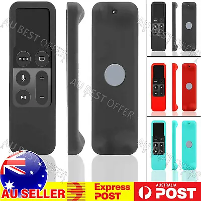 $4.51 • Buy For Apple TV (4th Gen)  Remote Controller Anti Dust Silicone Case Cover AU