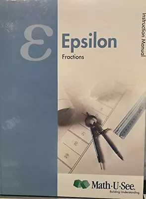 Epsilon Instruction Manual Fractions Book The Fast Free Shipping • $9.28