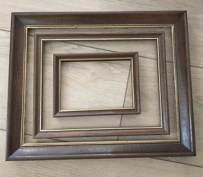 Vintage Picture Frames Gallery Wall Art Decor Wood Gold Trim Lot Grannychic Ph • $18.30