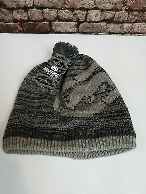 Ecko Unltd Pom Pom Beanie Men's Hats Grey Cold Weather Logo Rhino One Size  • $10.95