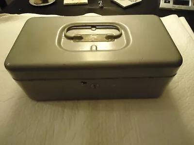 Vintage Metal CCC TOP PRODUCTS Storage Cash Box With 2 Keys • $29.99