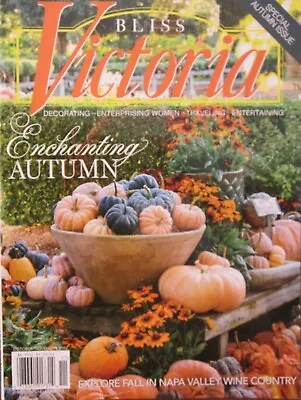 Victoria Magazine October/november 2022 - Enchanting Autumn • $3.50