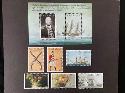 £6.95 • Buy BAHAMAS 2005 BATTLE OF TRAFALGAR BICENTENARY 6v & 2v MS MNH SG1380/MS86 Cv £16+