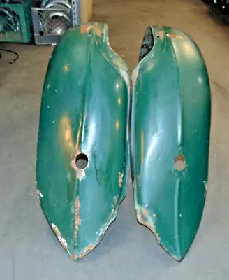 MG  TD Rear Fenders-Matched Set-Round Hole Tail Light-Ready For Prep And Paint-T • $149.99