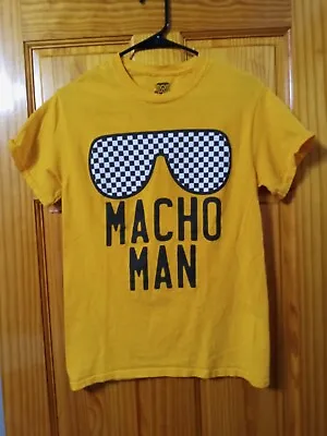 Macho Man WWE Legends Shirt Size Small Randy Savage Checkered Glasses Mens • $16.99