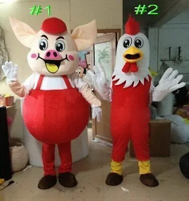 Chicken Mascot Costume Suit Cosplay Party Game Dress Outfit Halloween Adult 2019 • $149.88