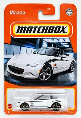 2022 Matchbox #61 Mazda MX-5 Miata CRYSTAL WHITE | FSC • $2.49