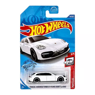 HOT WHEELS Porsche Panamera Turbo S E-Hybrid Sport Turismo White GHD20 2020 • $2.49