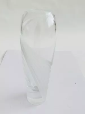 Vintage Lenox Bud Vase ~Windswept Heavy Cut Lead Crystal 7 Inch Signed • $18