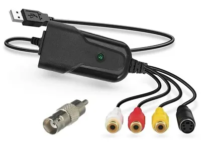 Composite BNC S-Video RCA To USB Digitizer MPEG2 MPEG4 Recorder • $23