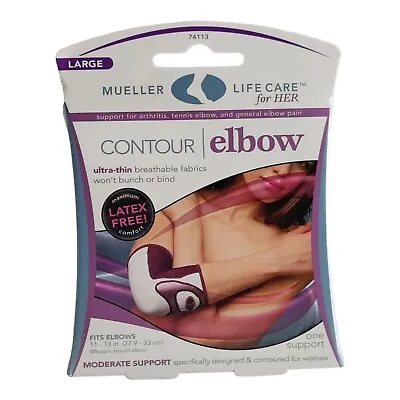 Mueller Life Care For Her Contour Elbow Brace Moderate Support Size L • $15.99