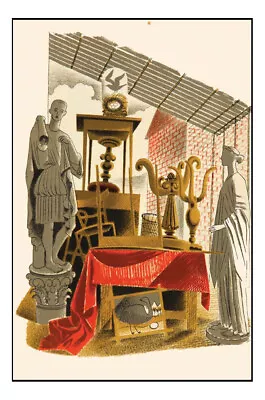 £29.99 • Buy Second Hand Furniture, High Street By Eric Ravilious - 23x16  (A2)