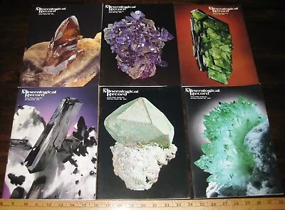 MINERALOGICAL RECORD MAGAZINE 1984  Vol 15 All 6 Issues Complete Mineralogy Mine • $34.95