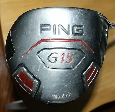 PING G15 DRIVER 9 Degree TFC 700 D STIFF Shaft 45.5 Inches GOOD Condition RH • $59.99