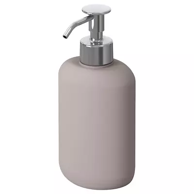 IKEA- EKOLN Hand Pump Liquid Bathroom Soap Shampoo Shower Gel Dispenser Beige • £11.49