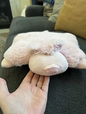 $5.39 • Buy Pillow Pets PeeWees Wiggly Pig Plush Travel Pet Sleep Buddy Stuffed Bed Nap  A