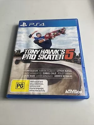 Tony Hawk's Pro Skater 5 PS4 Game Sony PlayStation 4 Vgc Free Postage • $21.50