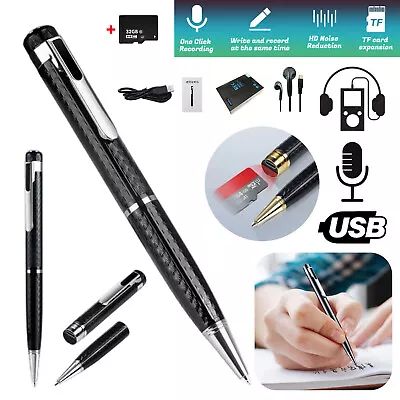 Digital Voice Recorder Pen Audio Recorder Pen With Playback Mini Voice Recorder • $23.99